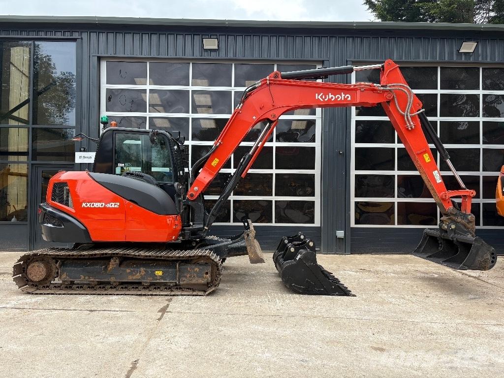 Kubota KX 080 Середні екскаватори 7т. - 12т.