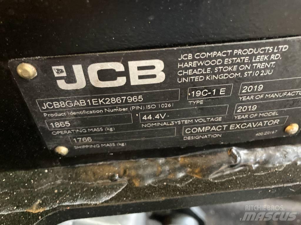 JCB 19 C-IE Міні-екскаватори < 7т
