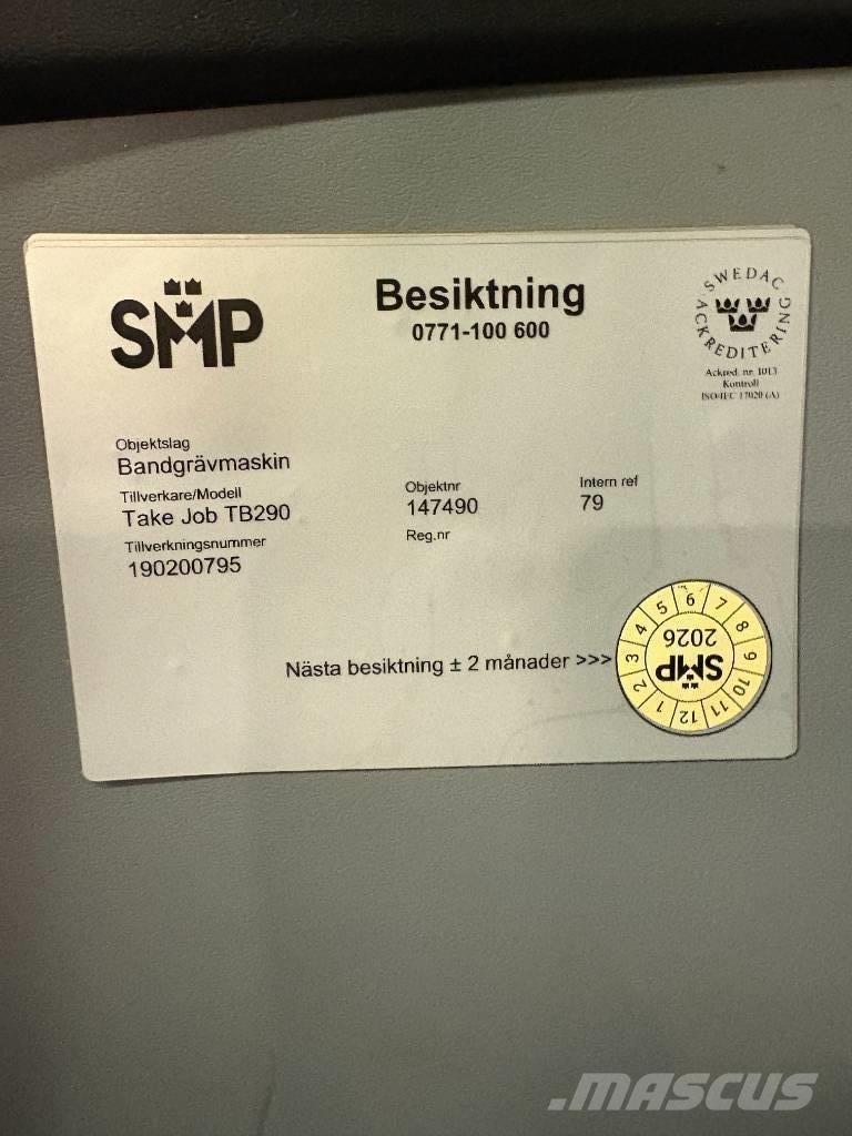 Takeuchi TB290 Середні екскаватори 7т. - 12т.