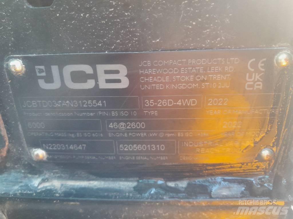 JCB 35-26D 4WD Дизельні навантажувачі