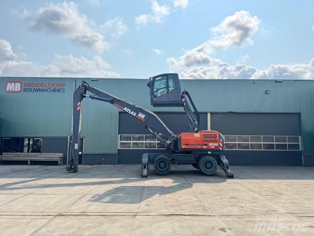 Atlas 250 MH Перевантажувачі металобрухту/промислові навантажувачі