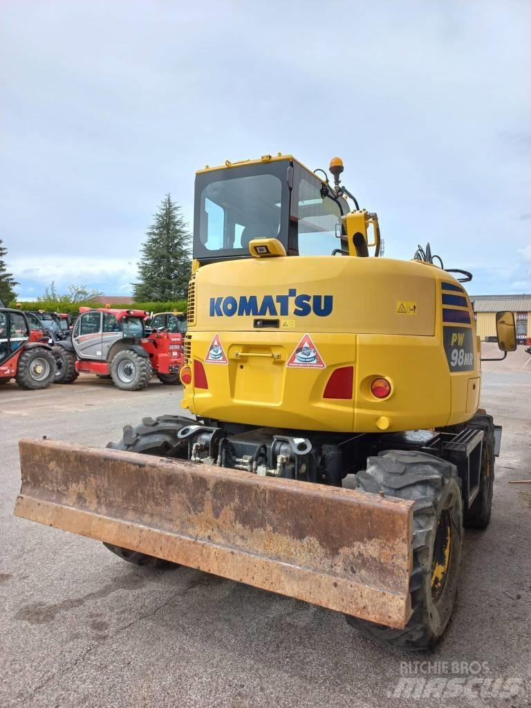 Komatsu PW 98 MR Колісні екскаватори