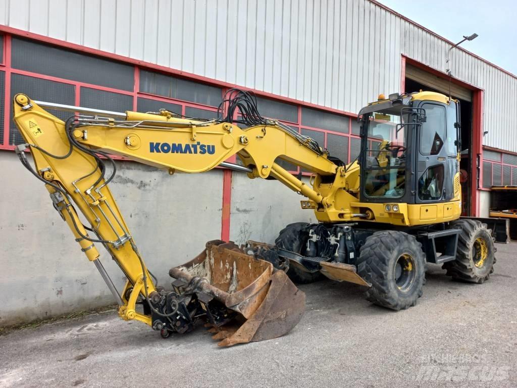 Komatsu PW 98 MR Колісні екскаватори
