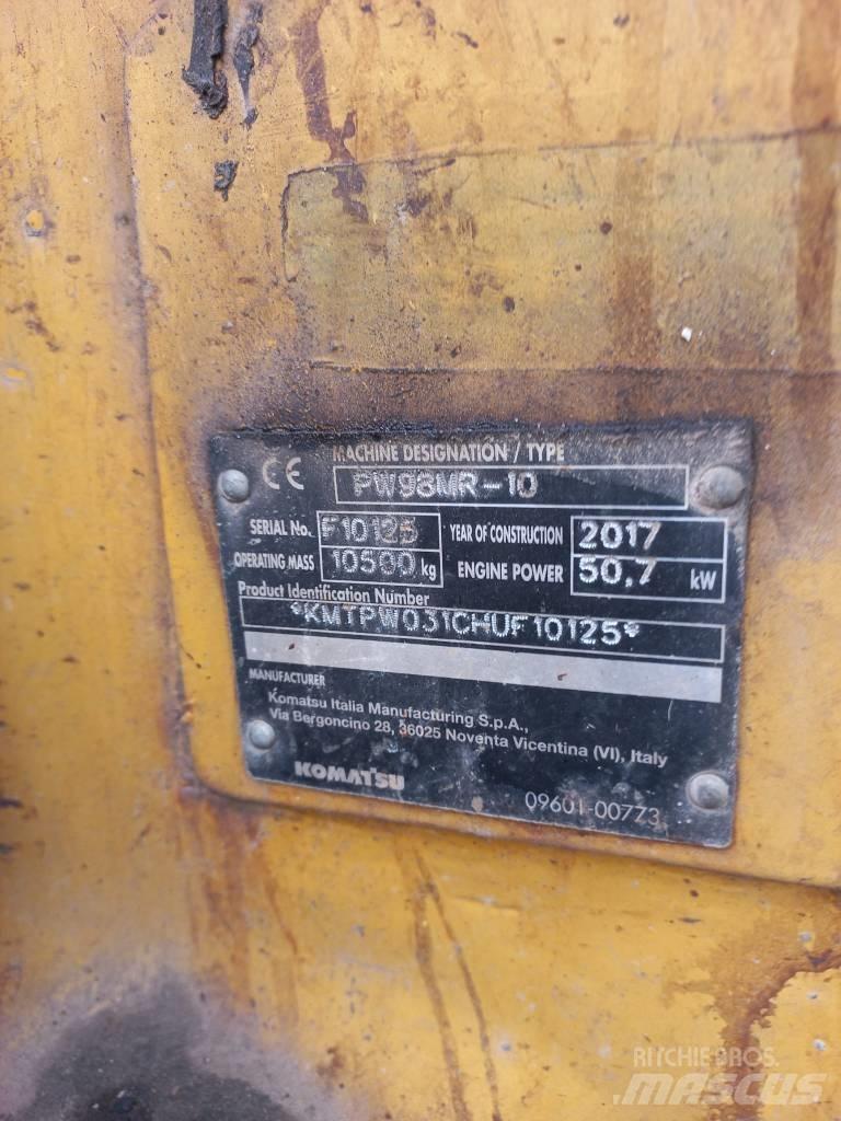 Komatsu PW 98 MR Колісні екскаватори