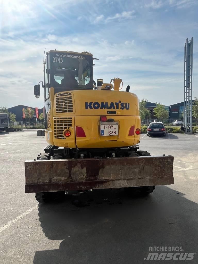 Komatsu PW98MR-10 Колісні екскаватори