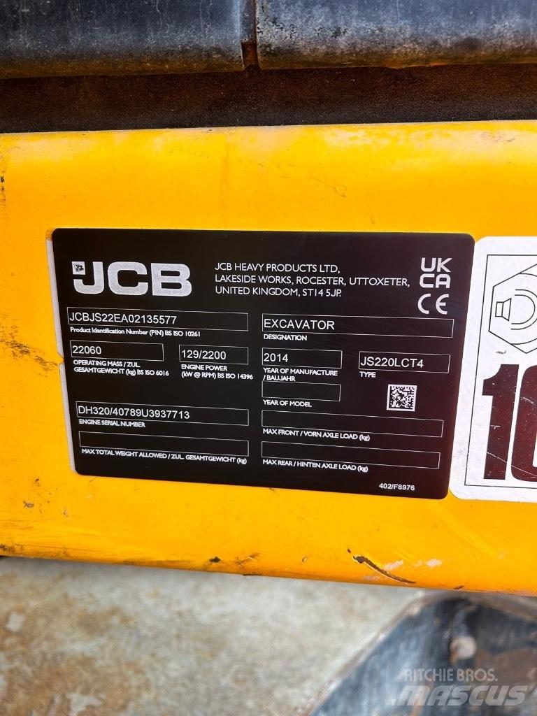 JCB JS 220 LC Гусеничні екскаватори