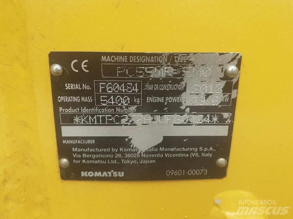 Komatsu PC 55 MR-5 Гусеничні екскаватори