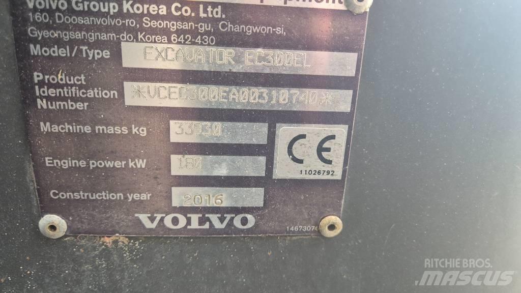 Volvo EC300EL Гусеничні екскаватори