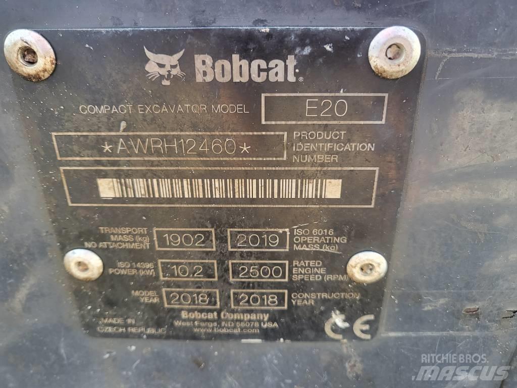 Bobcat E20z Міні-екскаватори < 7т