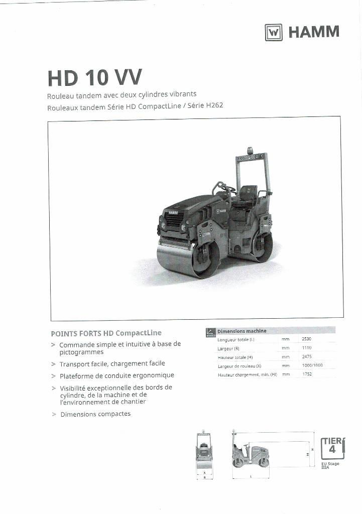 Hamm HD 10 VV Котки тротуарні