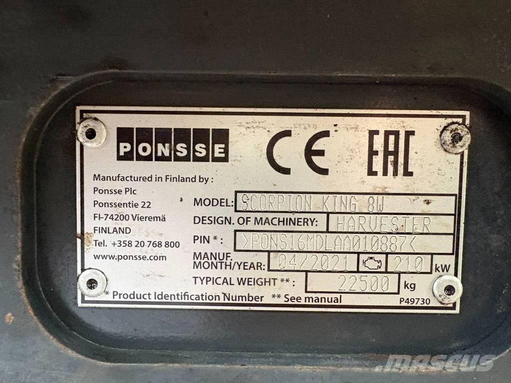 Ponsse Scorpion King Харвестери
