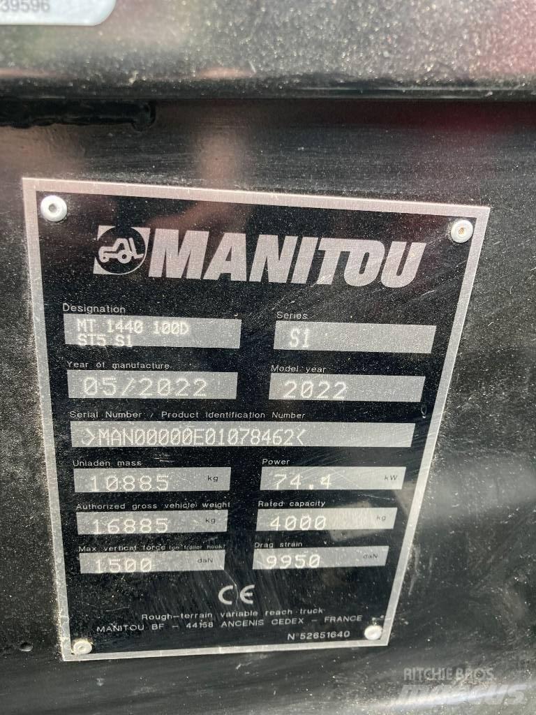 Manitou MT 1440 Телескопічні навантажувачі