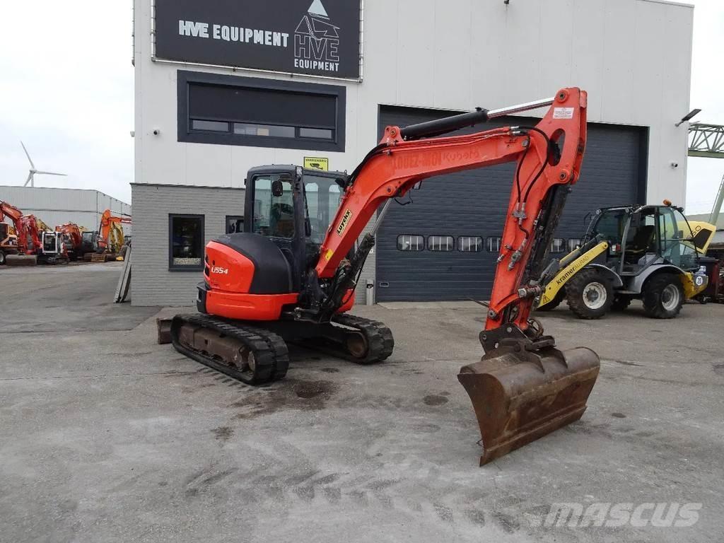 Kubota U55-4 Міні-екскаватори < 7т