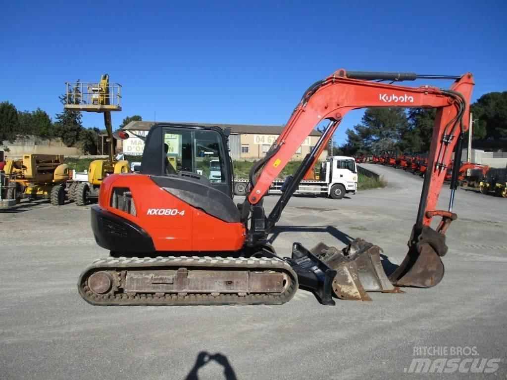 Kubota KX 080-4 Середні екскаватори 7т. - 12т.