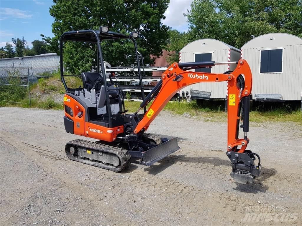 Kubota KX016-4 Міні-екскаватори < 7т
