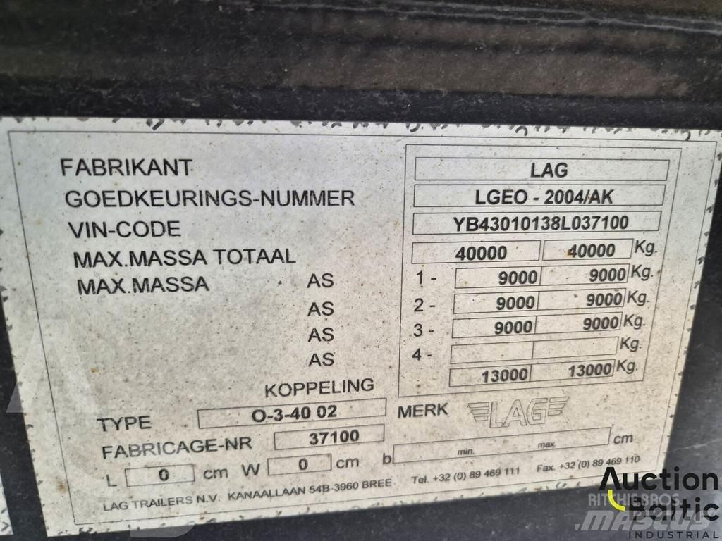 Wabco LAG Тентовані напівпричепи