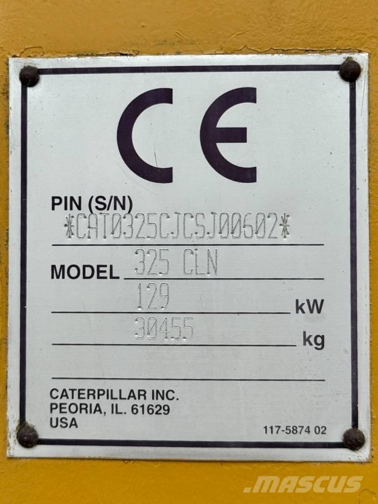 CAT 325CLN LR Екскаватори з великим вилітом