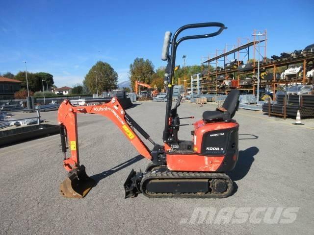 Kubota K 008-5 Міні-екскаватори < 7т