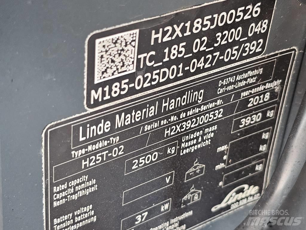 Linde H25T-02 Газові навантажувачі