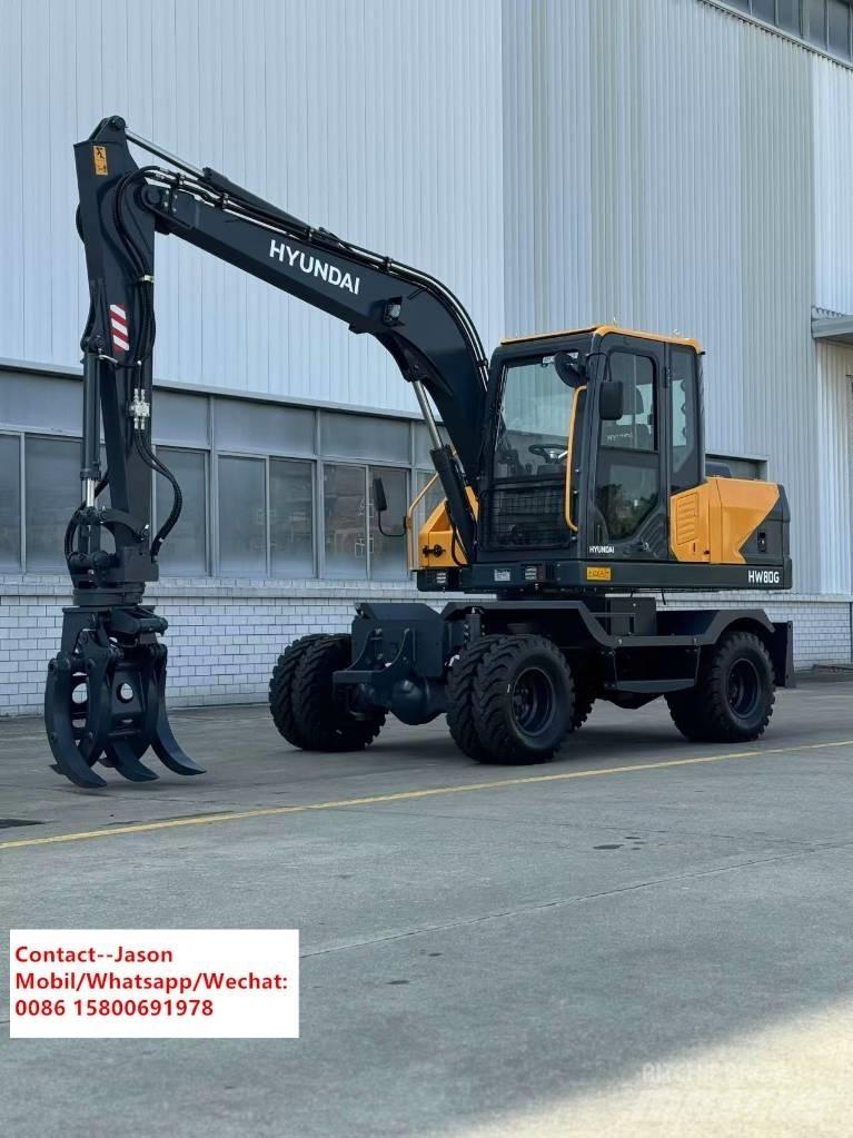 Hyundai HW80 Колісні екскаватори