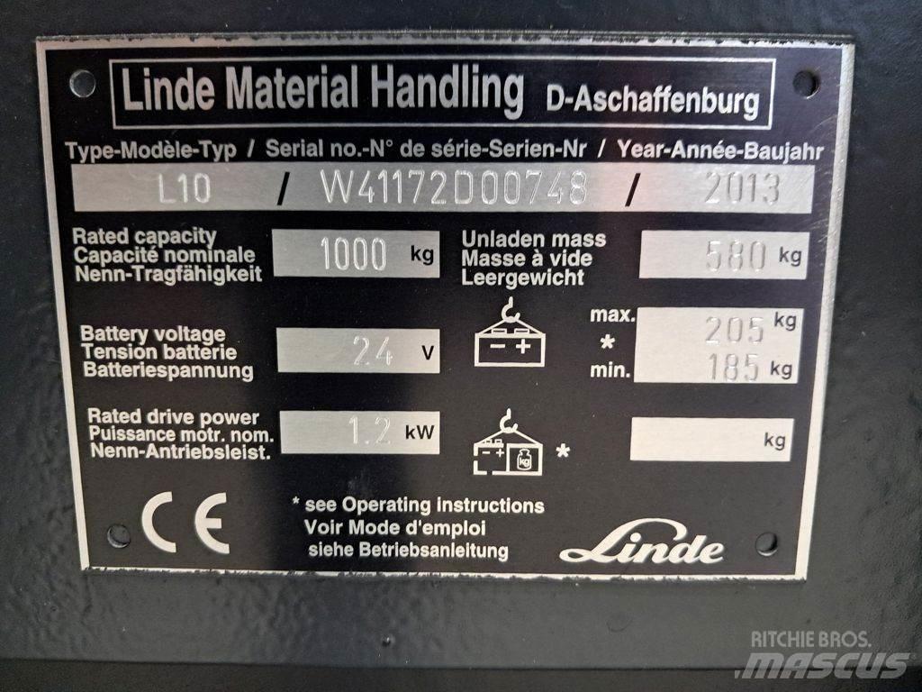 Linde L10 Ручний візок