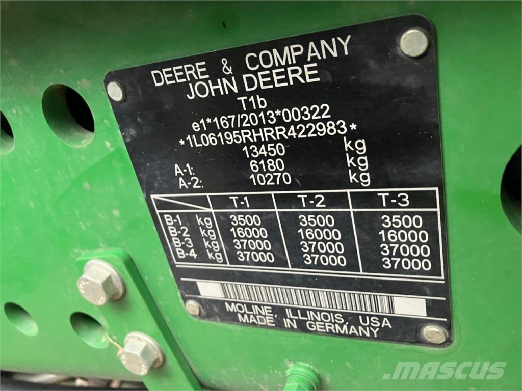 John Deere 6R 195 Трактори