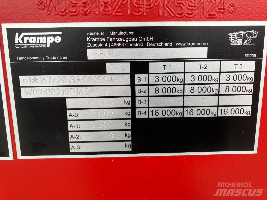 Krampe BB540 Самосвальні причепи