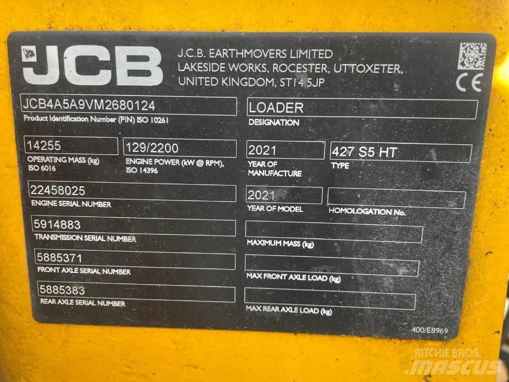 JCB 427 HT Фронтальні навантажувачі