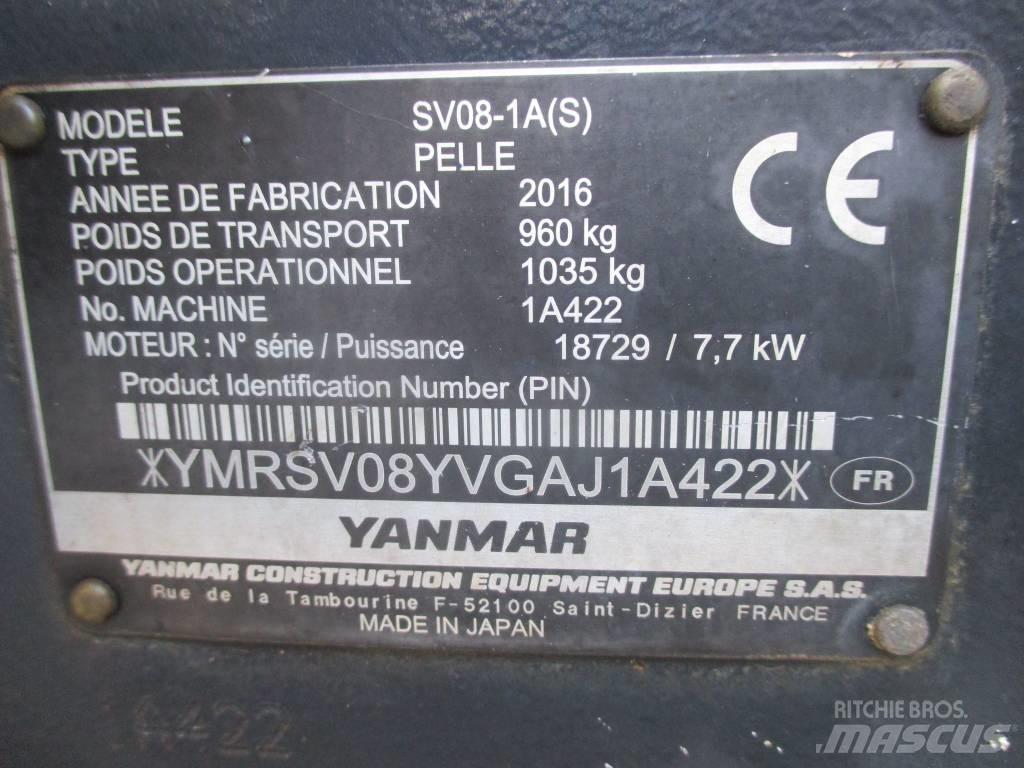 Yanmar SV 08-1 A Міні-екскаватори < 7т