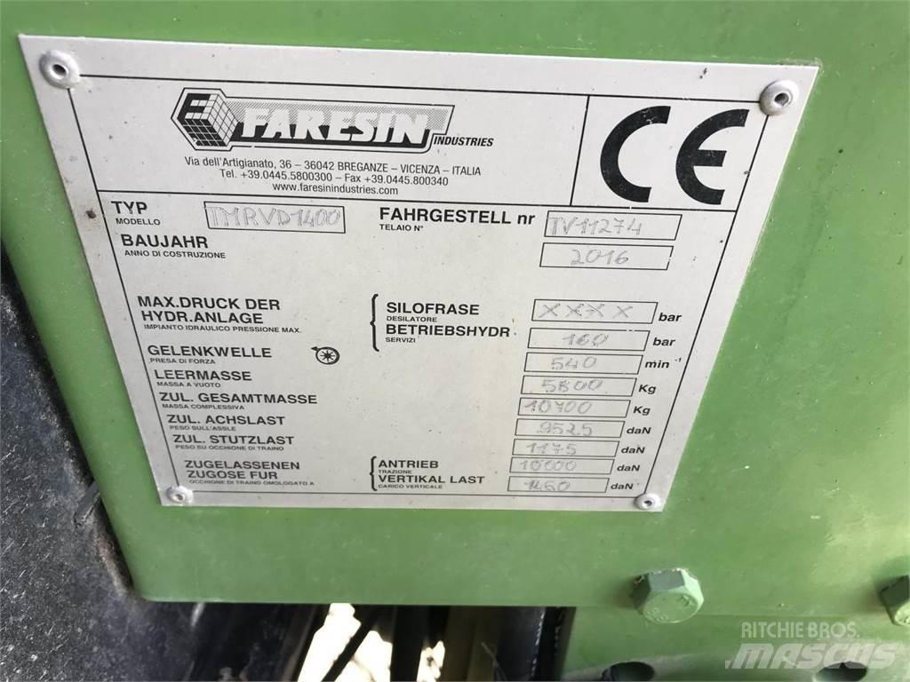 Faresin TMRVD1400 Завантажувачі змішувальних машин