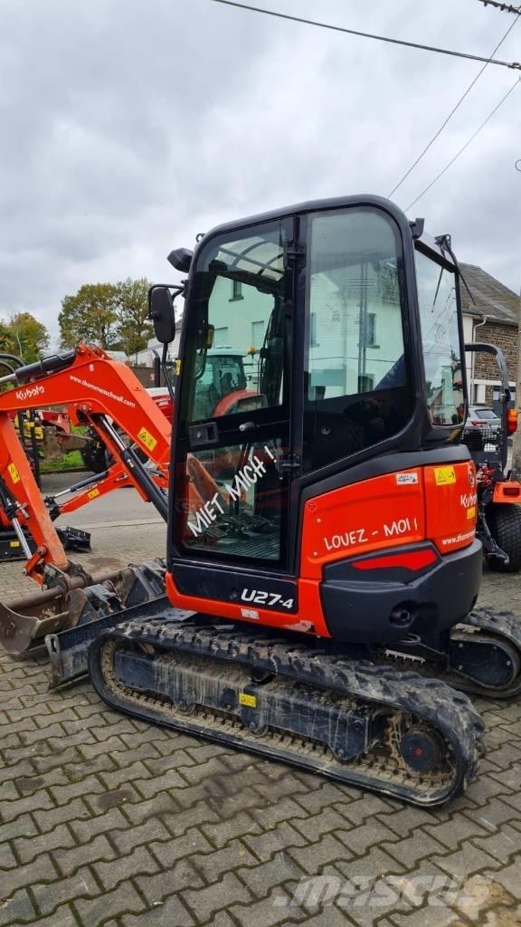 Kubota U 27-4 Міні-екскаватори < 7т