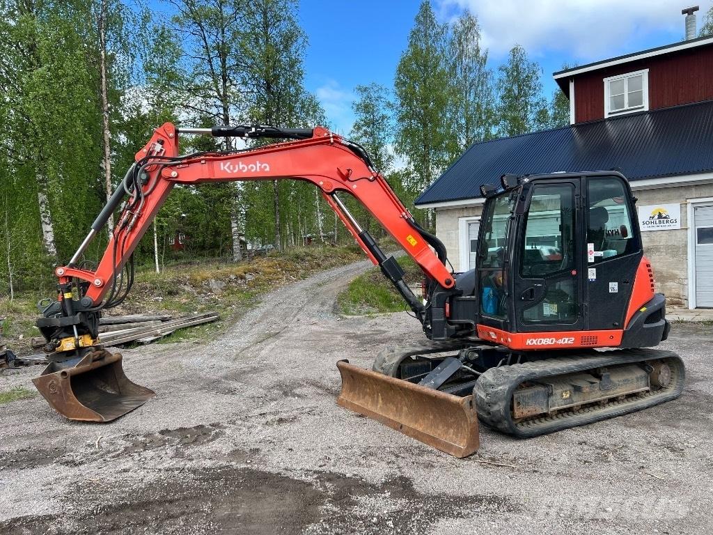 Kubota kx080-4a2 Середні екскаватори 7т. - 12т.