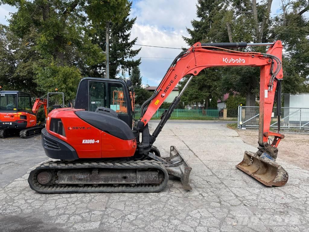 Kubota KX 080-4 Середні екскаватори 7т. - 12т.