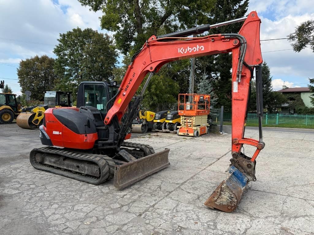 Kubota KX 080-4 Середні екскаватори 7т. - 12т.