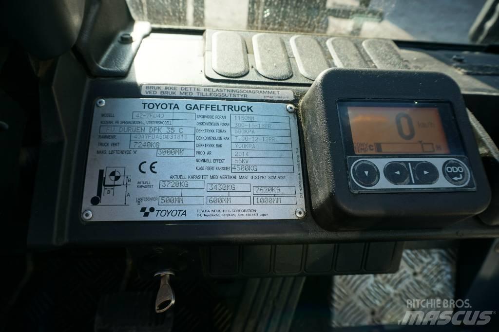 Toyota 42-7FD40 Дизельні навантажувачі