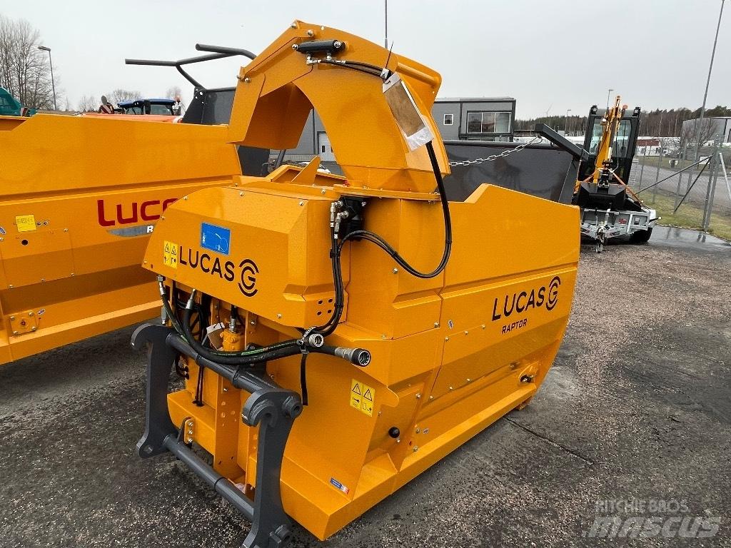 Lucas Raptor Роздрібнювачі, різаки і розпаковувачі тюків