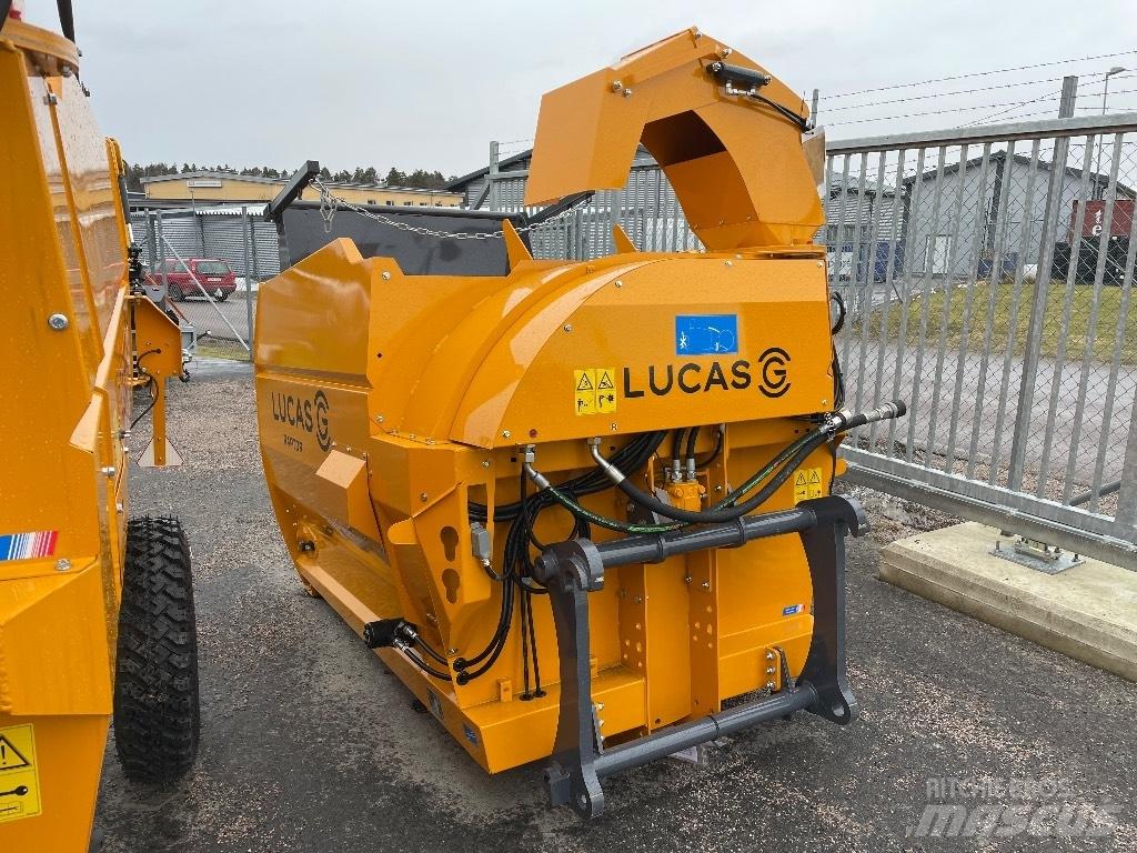 Lucas Raptor Роздрібнювачі, різаки і розпаковувачі тюків