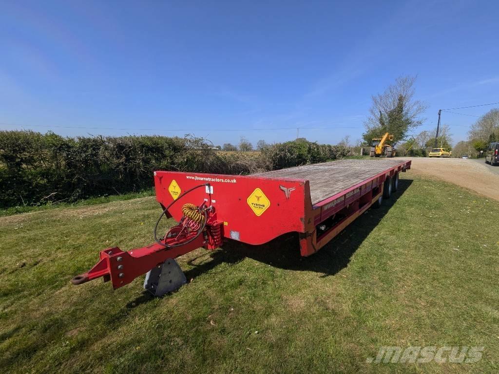 Tyrone 32FT FLATBED Причепи-платформи/бокове розвантаження