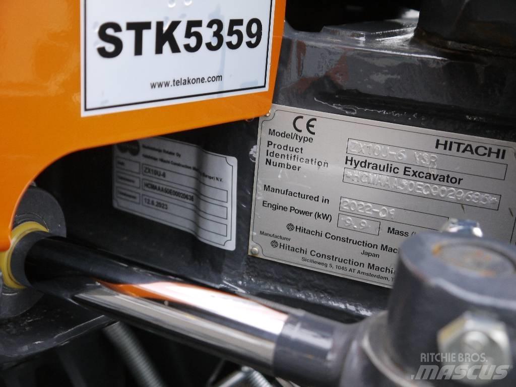 Hitachi ZX 10 U-6 Міні-екскаватори < 7т