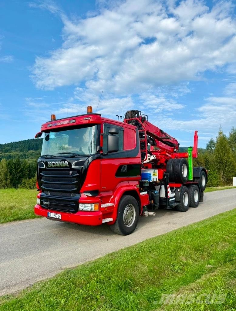 Scania R580 V8 6x4 Лісовози