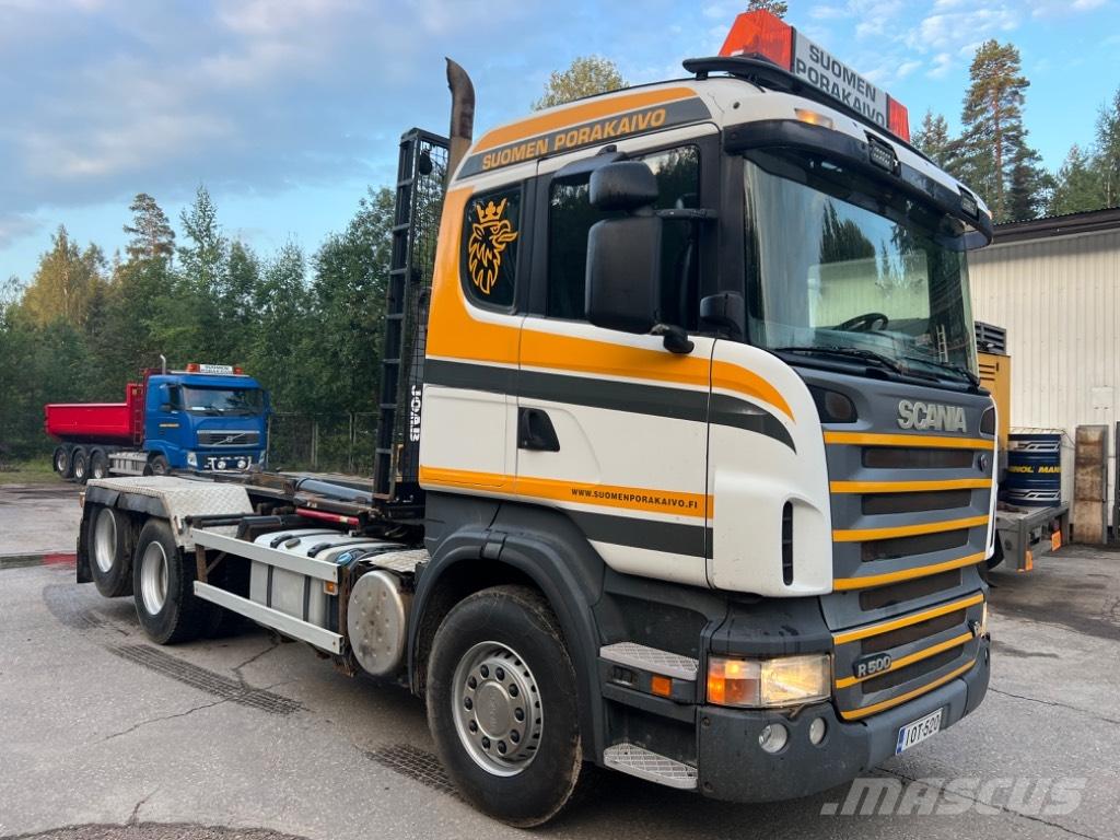 Scania R 500 Вантажівки з гаковим підйомом