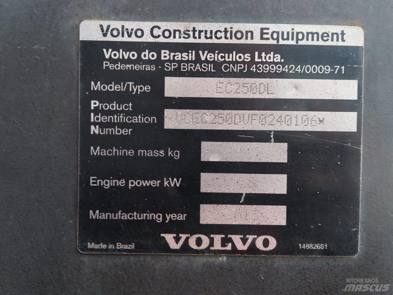 Volvo EC 250 D L Гусеничні екскаватори