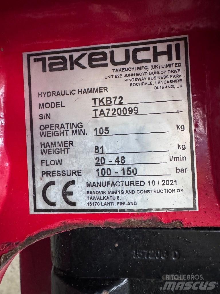 Takeuchi TB 219 Міні-екскаватори < 7т