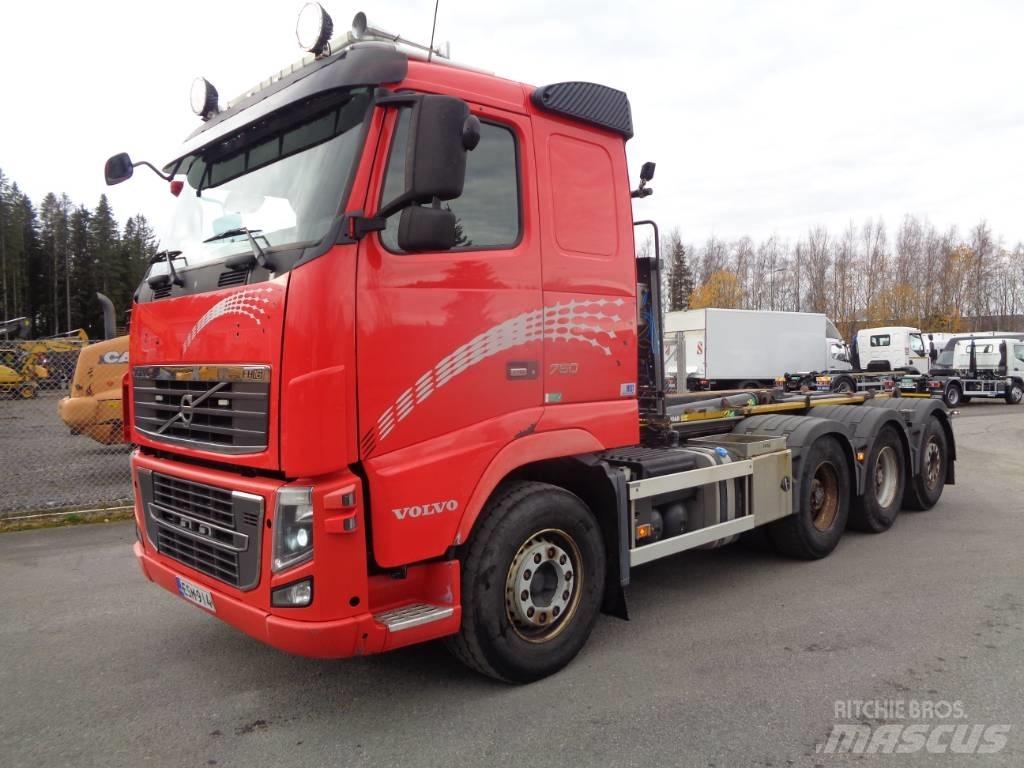 Volvo FH 750 8x4 Вантажівки з гаковим підйомом