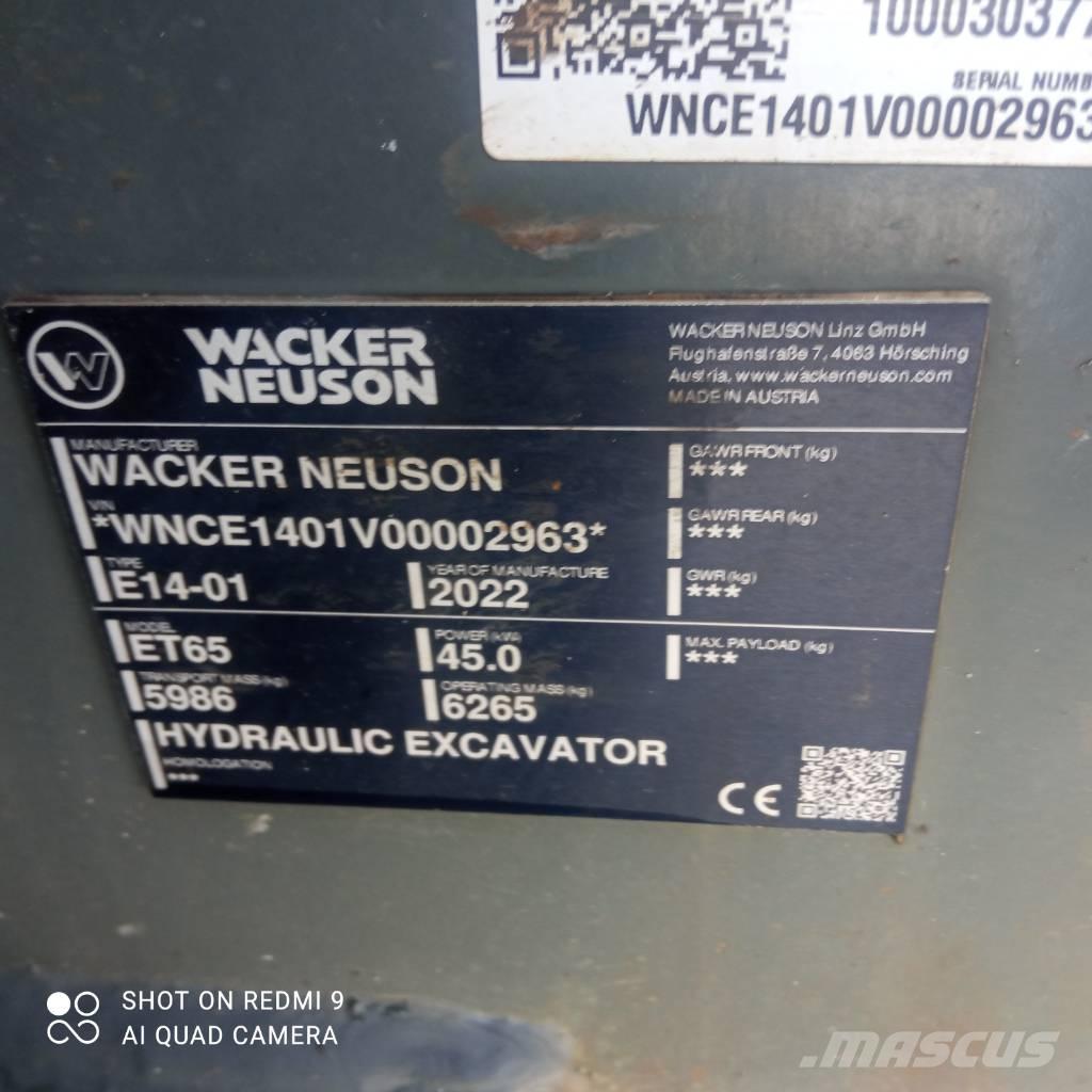 Wacker Neuson ET 65 Гусеничні екскаватори