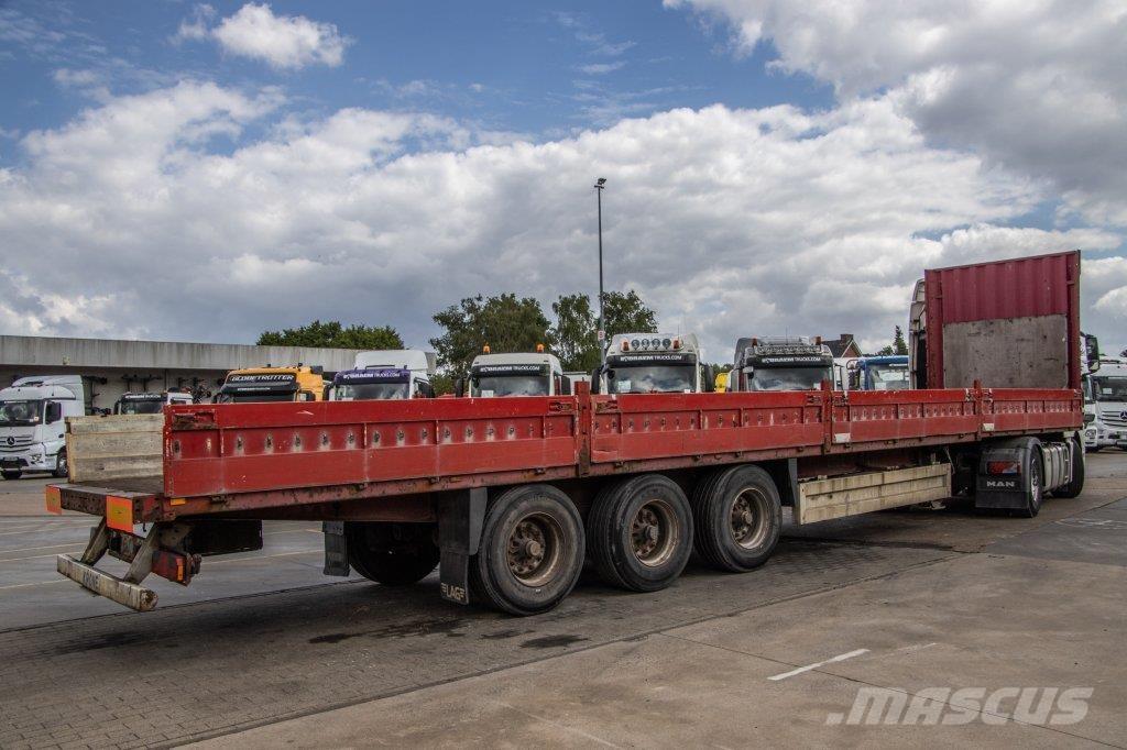 Krone SD 27 EL Напівпричепи-платформи/бічне розвантаження