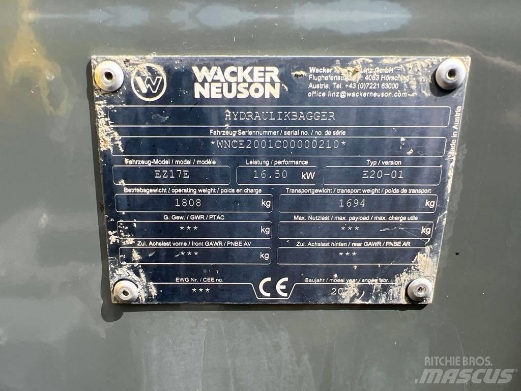 Wacker Neuson EZ17e Гусеничні екскаватори