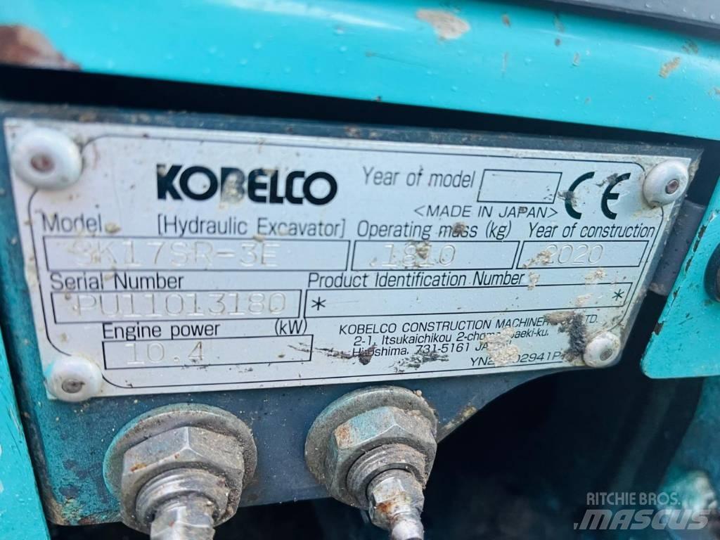 Kobelco SK 17 SR-3 Міні-екскаватори < 7т