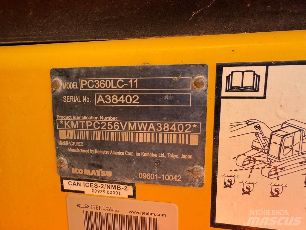 Komatsu PC360LC-11 Гусеничні екскаватори
