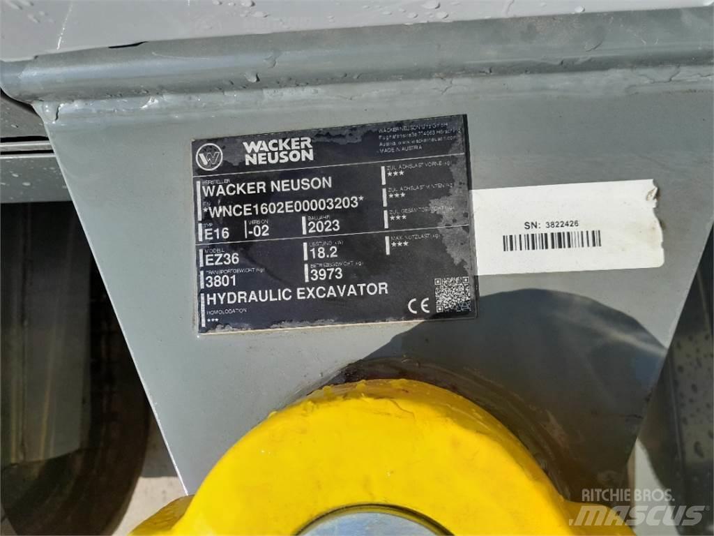 Wacker Neuson EZ36 Міні-екскаватори < 7т